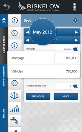 App slide one of Debt section
