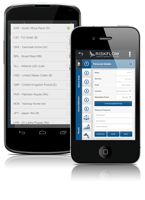 App on Mobile screen
